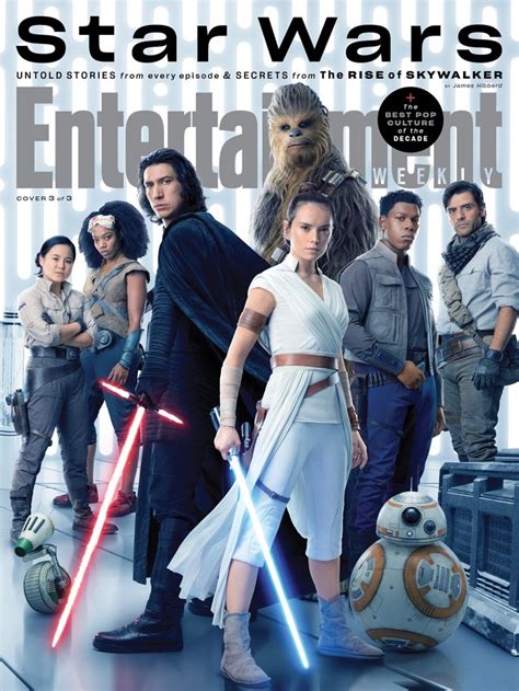 Entertainment Weekly magazine, “Star Wars”, Dec 2019 - Fonts In Use