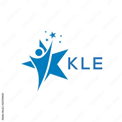 KLE Letter logo white background .KLE Business finance logo design vector image in illustrator ...