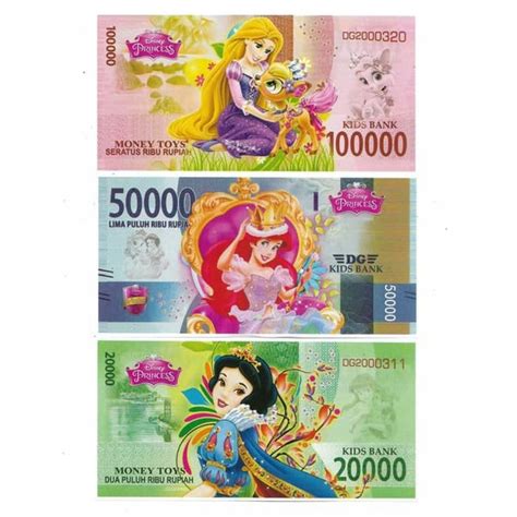 Jual Uang Kertas Mainan motif Disney Princess di Lapak Grandia Shop ...