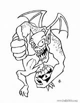 Creepy Monster Coloring Pages At GetColoringscom  Free Printable sketch template