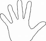 Handprint Coloring Page  RamiroaxKhan sketch template
