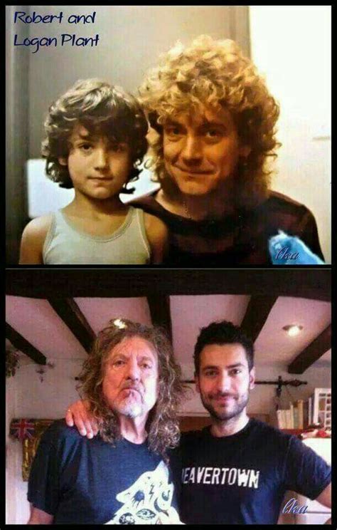 Robert Plant & son Logan Plant... Then & now | Robert plant led ...