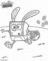 Free Spongebob Easter Coloring Pages Download  sketch template