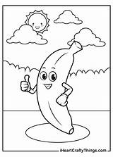 Banana Coloring Page  Desenho Para Colorir Free sketch template
