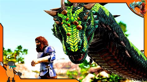 HOW TO TAME A CRYSTAL BASILISK! | ARK Crystal Isles Addition Dinos ...