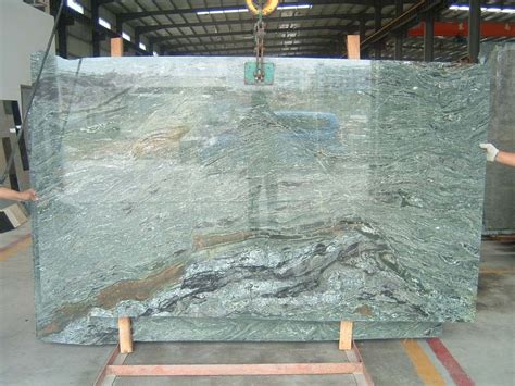 Emerald Green Granite Slabs Tiles - Emerald Green and Emerald Green Granite