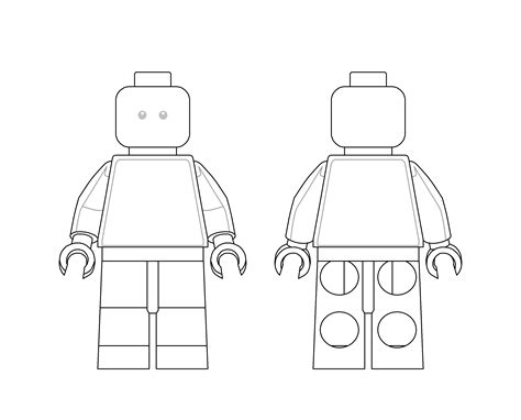 Lego Minifigure Template