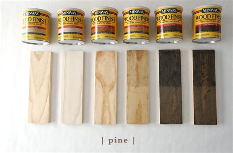 How 6 Different Stains Look On 5 Popular Types of Wood - Chris Loves Julia