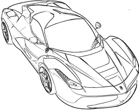 Ferrari Car Coloring Pages at GetColorings.com | Free printable colorings pages to print and color