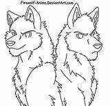 Wolf Pack Coloring Pages sketch template