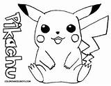 Pikachu Thunderbolt Coloring Pages sketch template