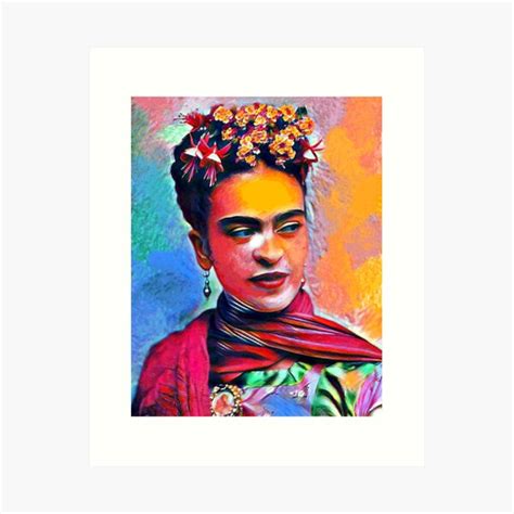 Art & Collectibles Acrylic Painting Frida Artwork Home Decor Frida Khalo Painting Black & White ...