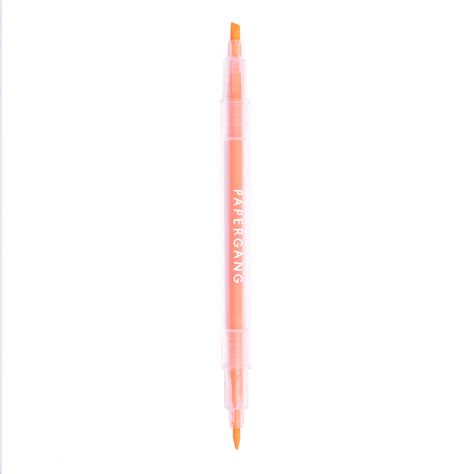 Papergang Orange Highlighter Pen – Ohh Deer