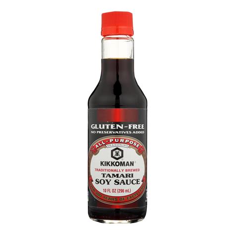 Kikkoman Tamari Soy Sauce, 10 fl oz - Walmart.com