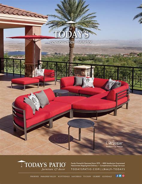 Winston Southern Cay Modular - Today's Patio Magazine Ad | Luxury patio furniture, Outdoor ...