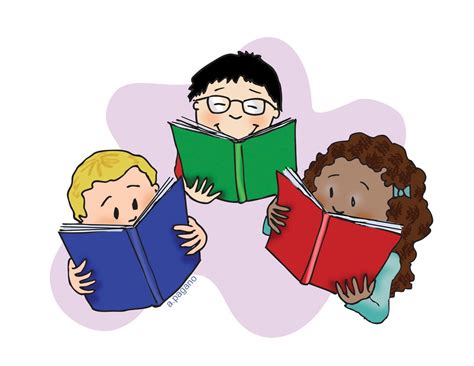 Children Reading Books Pictures - Cliparts.co