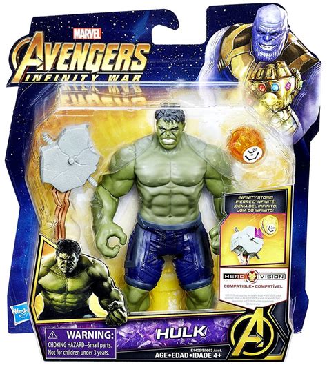 Marvel Avengers Infinity War Hulk Deluxe Action Figure with Infinity Stone Hasbro Toys - ToyWiz