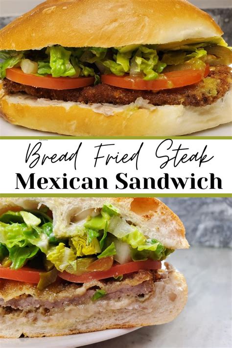 Torta de Milanesa de Res (Breaded Steak Sandwich) - La Saucy Kitchen | Recipe in 2023 ...