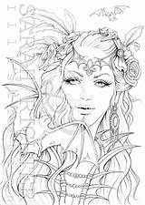 Printable Gothic Coloring Pages  Templates sketch template