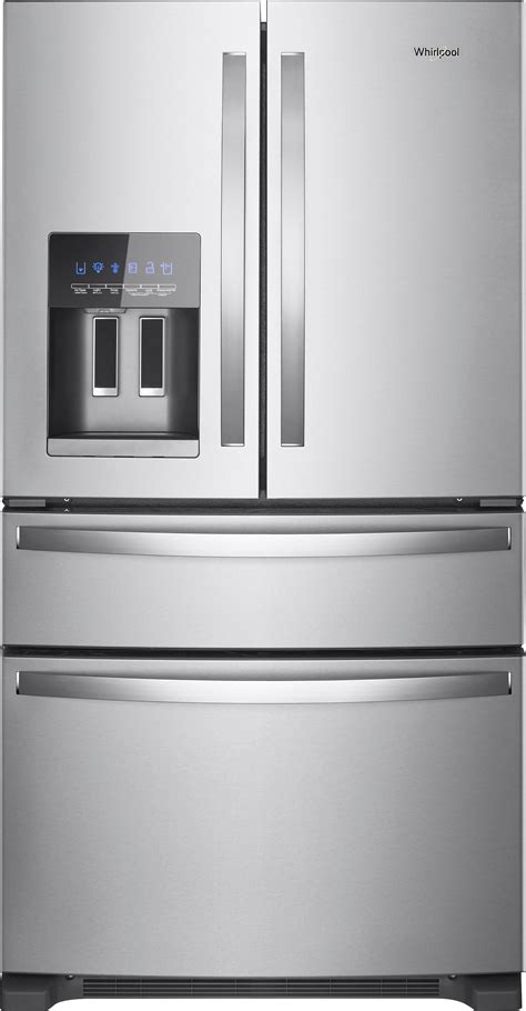 Questions and Answers: Whirlpool 24.5 Cu. Ft. 4-Door French Door Refrigerator Stainless Steel ...