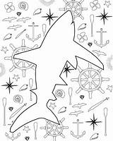 Nautical Coloring Page sketch template