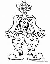 Circus Clown Coloring Pages sketch template