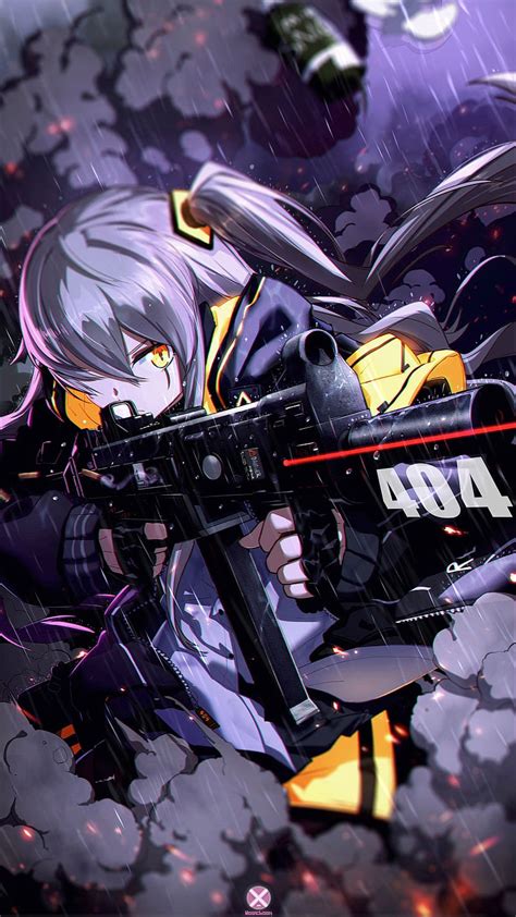 Anime Gun Girl Wallpaper