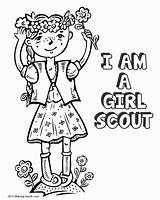 Free Daisy Girl Scouts Coloring Pages For Fun And Learning sketch template