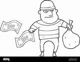 Robbers Clipart Black And White sketch template