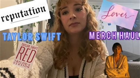 TAYLOR SWIFT MERCH TRY-ON HAUL & REVIEW (folklore cardigan dupe, reputation, lover, red t.v ...