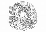 Unicorn Coloring Sheets For Kids sketch template