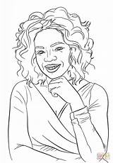 Oprah Winfrey Coloring Page  Free Printable Coloring Pages sketch template