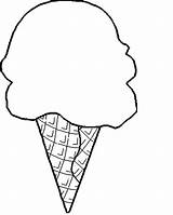 Ice Cream Cone Coloring Sketch Coloring Page sketch template