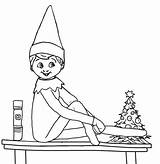 30 Free Printable Elf On The Shelf Coloring Pages sketch template