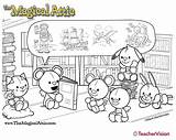 Magical Attic Friends Storytime Coloring Page In 2022  Pages sketch template