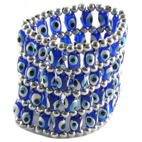 Charm Bracelet Evil Eye Good Luck Beads Nazar Boncuk Charms | eBay