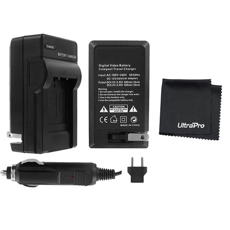 UltraPro Nikon D3100 Digital Camera Battery Charger (110/220v with Car & EU adapters) - UltraPro ...