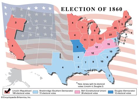 Abraham Lincoln Civil War Map