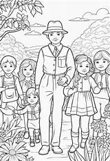“Kids Human Coloring Adventures” – Color My Pages sketch template