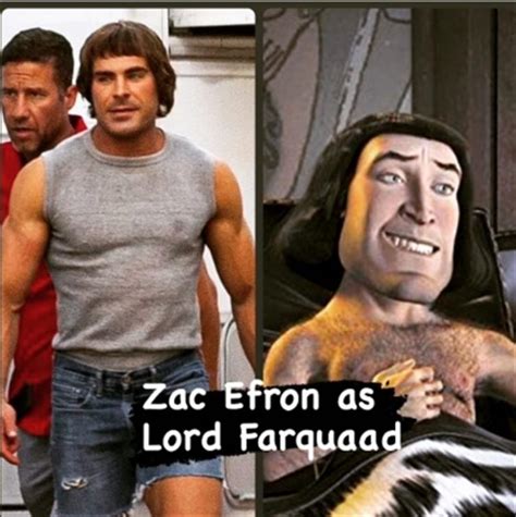 Zac Efron trolled with 'Shrek' character Lord Farquaad meme after new look