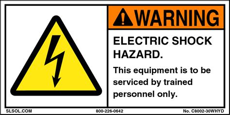 Warning - Electric Shock Hazard