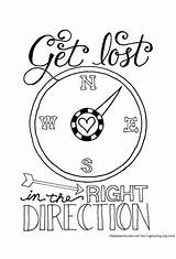 Direction Coloring Pages sketch template