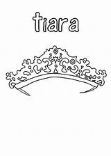 Beautiful Tiara In Princess Crown Coloring Page  NetArt sketch template