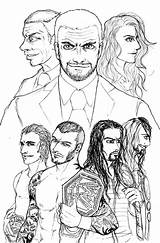Coloring Pages Wwe Wrestling Belt Cena John Championship Roman Color  sketch template