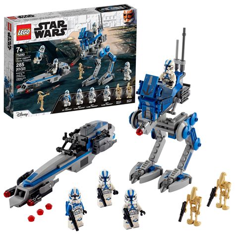 LEGO Star Wars 501st Legion Clone Troopers 75280 Building Toy, Cool Action Set for Creative Play ...