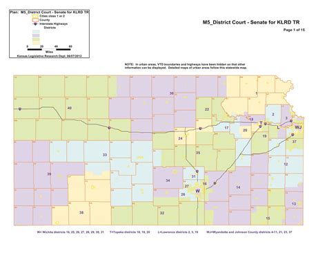 State redistricting information for Kansas