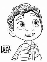 Free Luca Coloring Pages Printable sketch template