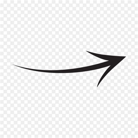 Hand drawn black line arrow Vector PNG - Similar PNG