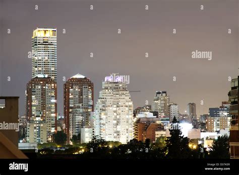 Night view on the skyline of Buenos Aires, Argentina Stock Photo - Alamy