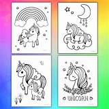Unicorn Coloring Pages For Kids Free Printable sketch template